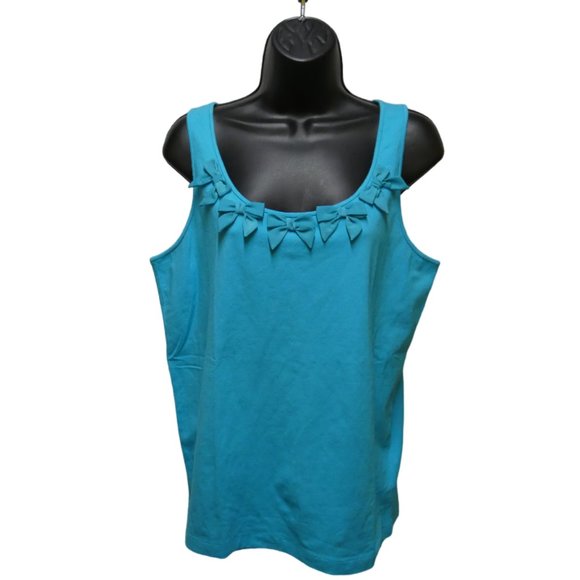 kate spade Tops - NWT Women's XL KATE SPADE Bow Neckline Tank Top